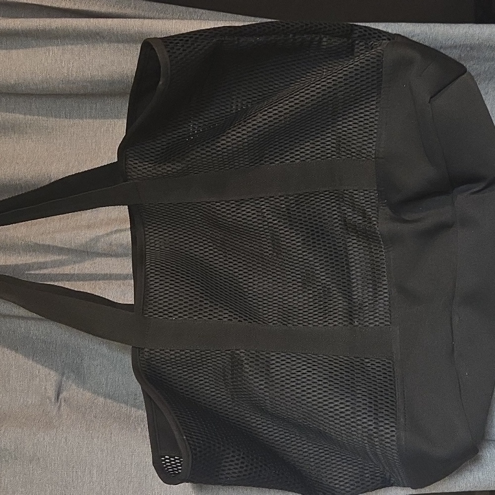 Mesh Boat Tote Handbag - Shade & Shore Black NWOT